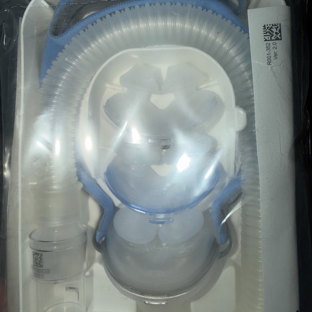 ResMed AirFit P10 Mask System - Blue and Clear SML